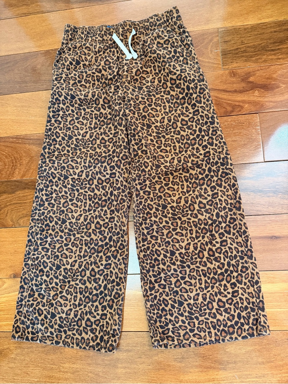 Old Navy Brown and Black Leopard Print Kids Pants